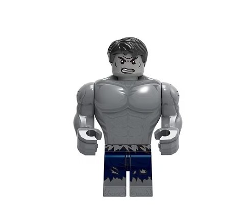 Hulk Medium Grey Minifigure TV Minifigure