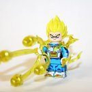Vegeta Light Blue Dragon Ball Super Z Yellow weapon Minifigure TV Minifigure