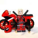 Deadpool with Motorcycle Marvel Minifigure TV Minifigure