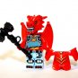 Demon Red Dragon Evil Armored Knight Minifigure TV Minifigure
