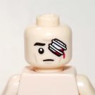 Eye Bloody Bandaged Minifigure head DIY TV Minifigure