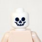 Skeleton Halloween Horror Head Minifigure DIY TV Minifigure