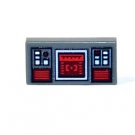 Red monitor Control Panel 2X1 piece TV Minifigure