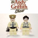 Andy Griffith and Barney Fife Mayberry Sheriff deputy Minifigure set TV Minifigure