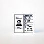 Personnel file folder construction piece for minifigures TV Minifigure