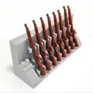 Rifle Weapon Gun rack military police for Minifigures TV Minifigure