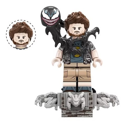 Eddie Brock Venom Gargoyle base Marvel Spider-Man Minifigure TV Minifigure