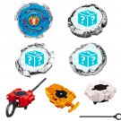 Beyblade B-140-02 4 Pack (RARE Storm Pegasus Bey + 3 Random Beys) + Random Launcher