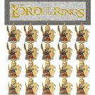 20Pcs The Lord Of The Rings Hobbit The Noldor Elf Royal Guard Minifigures