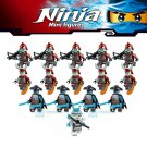 15Pcs Ninjago Blizzard Samurai Ice Emperor Sword Master Archers Minifigures