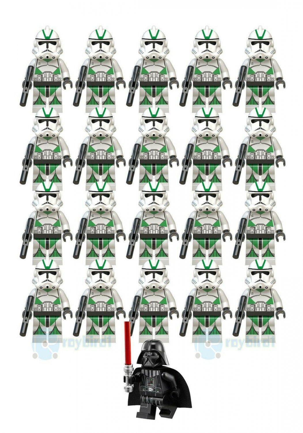 21Pcs/set 442nd Siege Battalion Clone Trooper Army Star Wars Minifigures