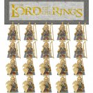 20Pcs Lord Of The Rings The Noldor Elves Sword Soldiers Archer Minifigures