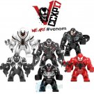 6Pcs/set Large Venom Riot Carnage Eddie Brock Spiderman Marvel Minifigures