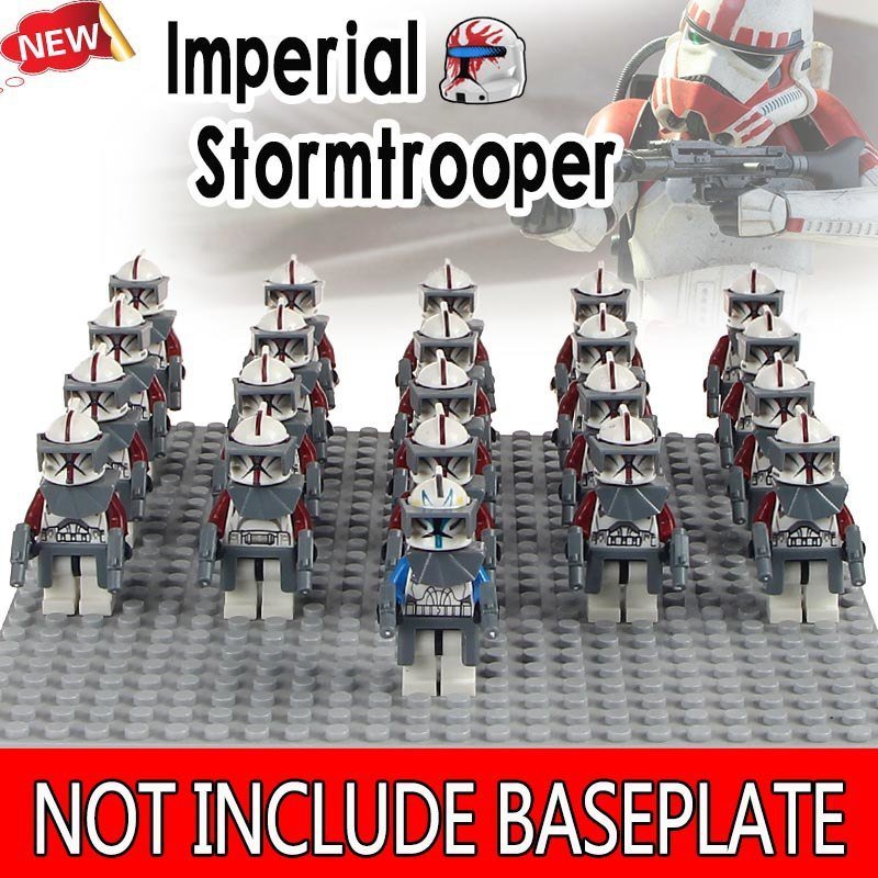 21pcs Imperial Stormtrooper Captain Rex clone Troopers Star Wars Minifigures