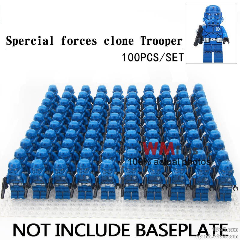 100pcs/set Spercial Forces Clone Troopers Star Wars Mini Figures Building