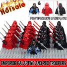 21pcs/set Building Blocks Emperor Palpatine And Red Troopers Mini Figures