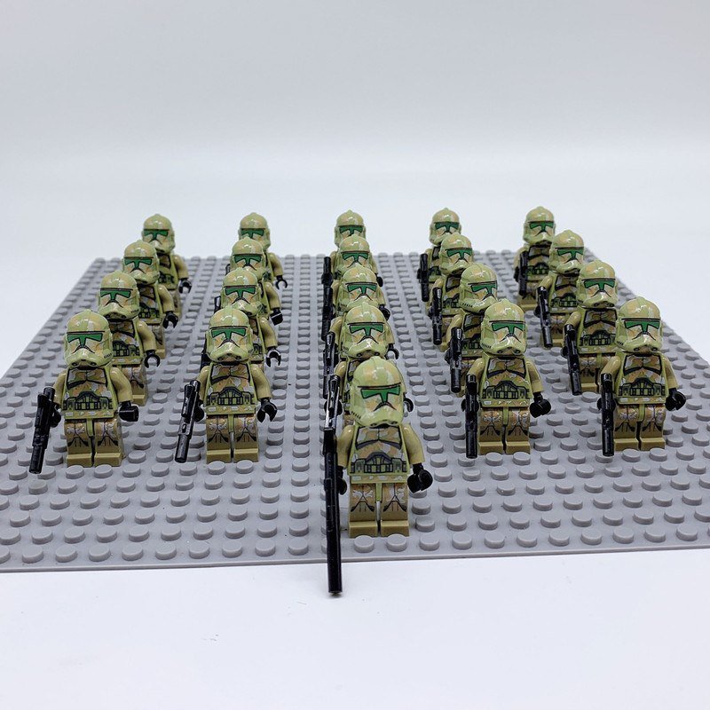 21pcs Clone Commander Kashyyyk Star Wars Mini toys Figures Blocks