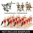 21pcs/set Battle Droid & General Grievous - Star Wars The Clone Wars Minifigures