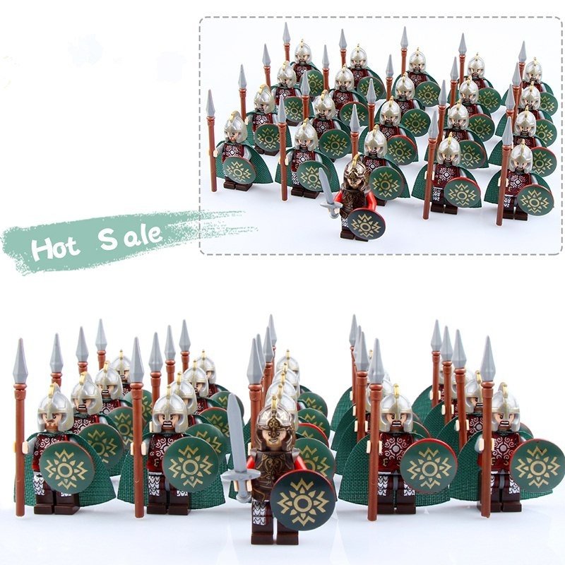 21pcs/set Rohan Army The Lord of the Rings King Theoden and Soldier Minifigures