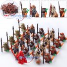 21pcs/set Star Wars Battle of Endor The Ewok Army Chief Chirpa Teebo Minifigures