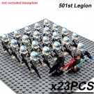23pcs 501st Legion Clone Trooper Ans Anakin Skywalker Darth Vader Figures Blocks