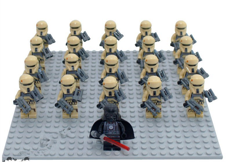 21pcs Clone Imperial Shoretroopers & Darth Vader Leader Star Wars Figures Blocks