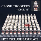 100pcs/set Clone Troopers Star Wars Mini Figures Building Toys