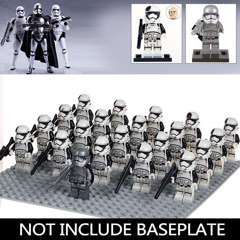 21pcs New Star Wars Minifigures toy Clone Troopers Building