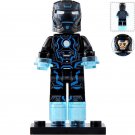 Neon Tech Iron Man Mark 4 Marvel Universe Minifigures Toy Gift For Kids