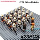 23pcs 212th Attack Battalion Star Wars Mini Figures Blocks