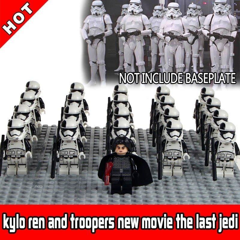 21pcs/set First Order army Kylo Ren Stormtrooper Military Star Wars Minifigures