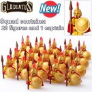 21pcs/set The 300 Spartans & King Leonidas Spartan Army Warriors Minifigures