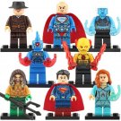 8pcs/set DC Universe Aquaman Mera Luthor Superman Reverse-Flash Minifigures