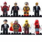 8pcs/set Marvel Comics Minifigures Daredevil Punisher Odin Kaecilius Shocker