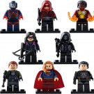 8pcs/set DC Comics Minifigures Supergirl Firestorm Arrow Emiko Prometheus