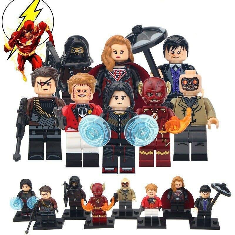 8pcs/set DC Jerome Penguin The Flash OverGirl Vibe Dark Archer Minifigures