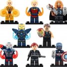 8pcs/set Avengers Endgame Pepper Tony Stark Thor Captain America Minifigures