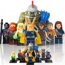 8pcs/set Thor Ragnarok Minifigures Hulk Loki Grandmaster Volstagg Jane Toy