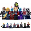 8pcs/set Guardians Of The Galaxy - Star Lord Yondu Gamora Ayesha Minifigures