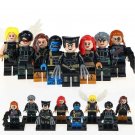 8pcs/set Marvel Ultimate X-Men Wolverine Beast Rogue Quicksilver Minifigures