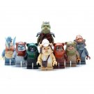 8Pcs/set Star Wars Series Minifigures Tan Ewok Logray Paploo Tokkat Toys