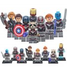 8pcs/set Avengers Endgame Quantum Armor - Iron Man Thor Ant-man Minifigures