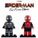 2pcs/set Peter Parker (Stealth suit) Spiderman Far From Home Minifigures Toy