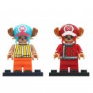 2Pcs/set Reindeer Chopper - One Piece Anime Cartoon Minifigures Toys Gift