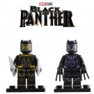 2pcs/set Black Panther & Killmonger Marvel Universe Minifigures Gift Toy