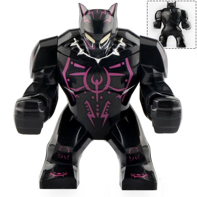 Vibranium Black Panther (Big Size) Avengers Marvel Superhero Minifigures Toy