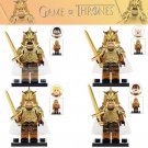 4Pcs The Kingsguard With Shiny Gold Armour Game of Thrones Minifigures