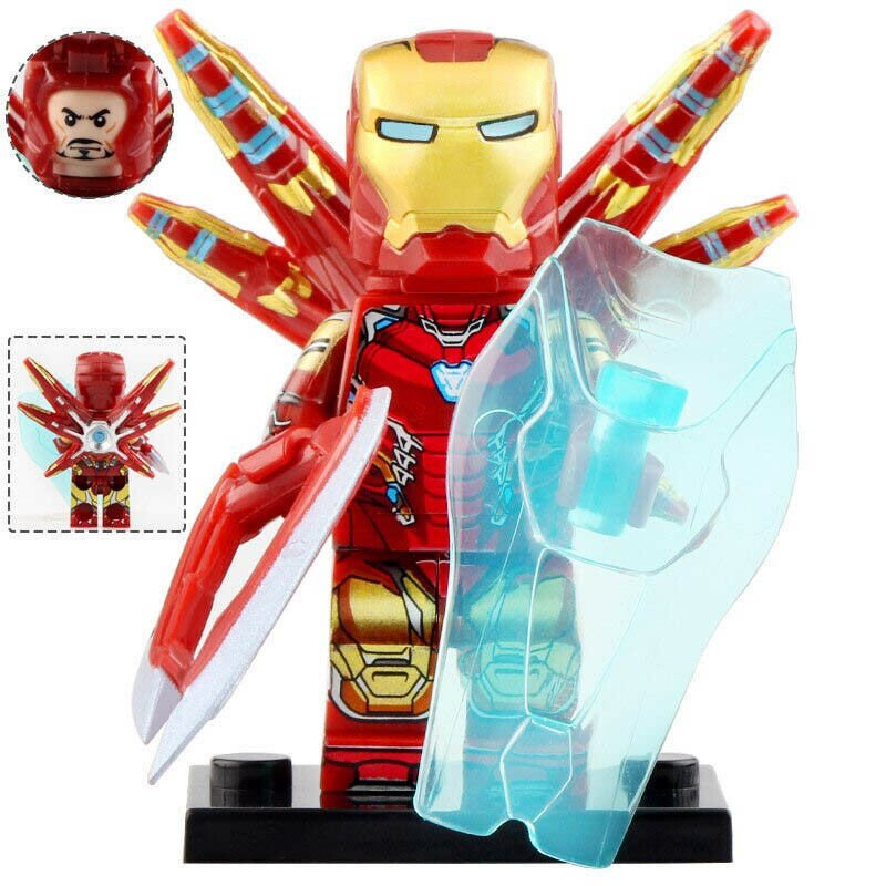 New Iron Man Mark 85 (Fight) Marvel Avengers Endgame Minifigures Block Toy