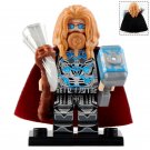 Fat Thor summons Mjolnir and Stormbreaker Avengers Endgame Minifigures New