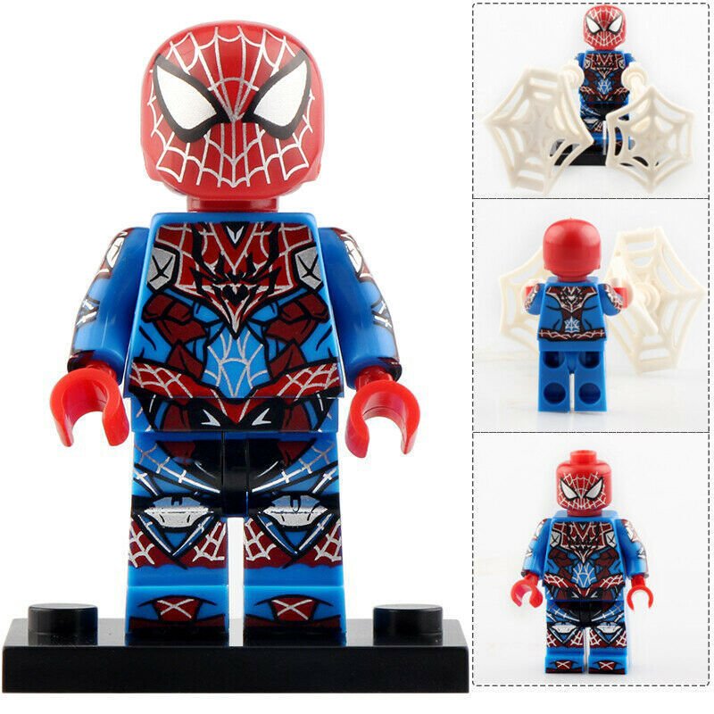 Spiderman (Play Arts Kai) Spider Armor Marvel Minifigures Gift Toy New
